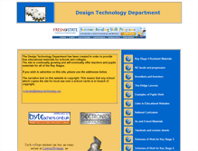 Tablet Screenshot of design-technology.org